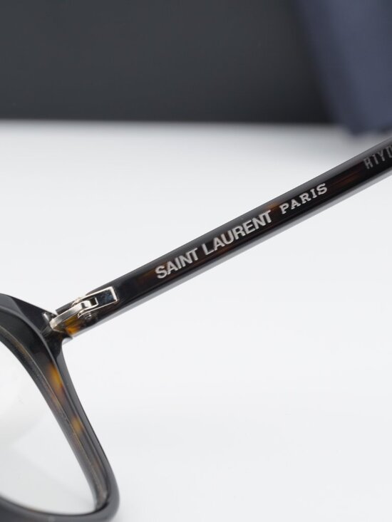 Saint Laurent SL479 002 Square Eyeglasses – Havana 52mm main image 6